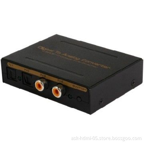 Digital to analog audio converter audio switcher